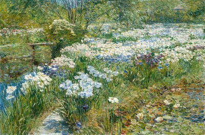 Il giardino acquatico da Childe Hassam